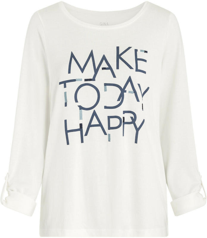 Damen Langarmshirt mit Message-Print (Nur online)