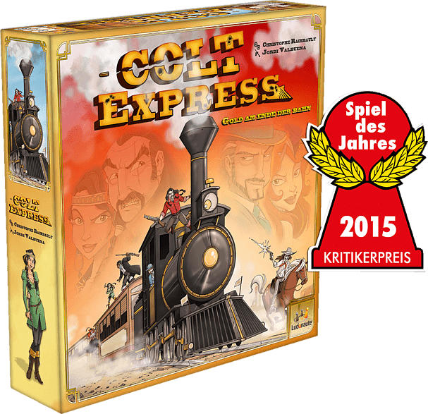 LUDONAUTE Colt Express Gesellschaftsspiel, Mehrfarbig