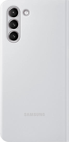 SAMSUNG EF-NG991 , Bookcover, Samsung, Galaxy S21 5G, Polycarbonat, Polyurethan, Thermoplastisches Polyurethan, Grau