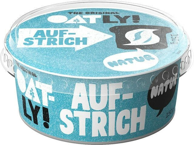 Oatly Aufstrich Natur oder Tomate & Basilikum