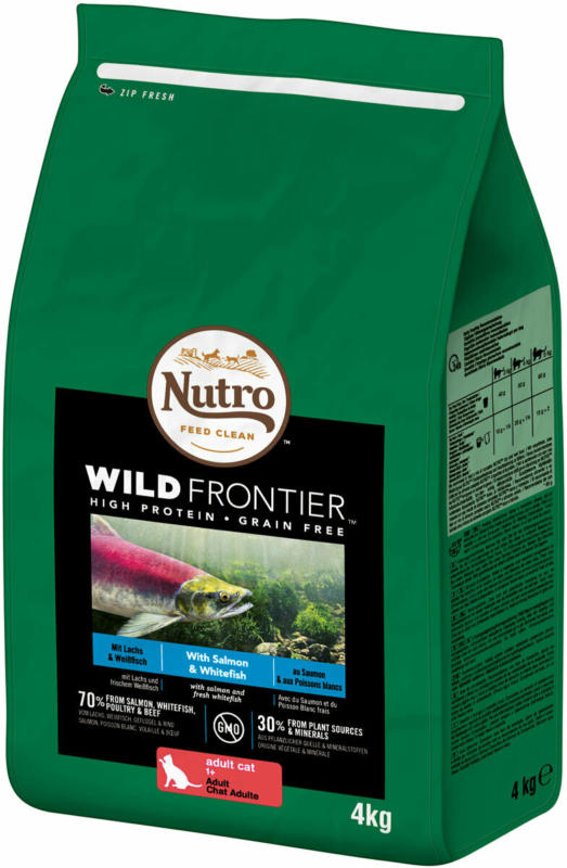 Nutro Cat Wild Frontier Adult mit Lachs & Weissfisch 4kg