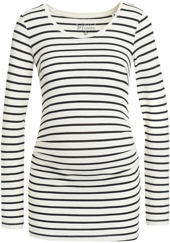 Damen Umstands-Langarmshirt mit Streifen (Nur online)