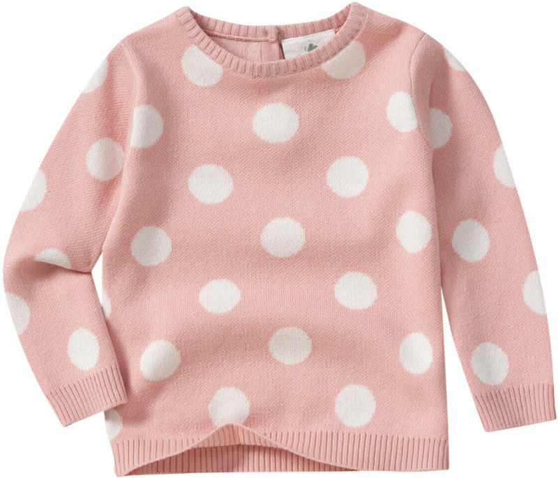 Baby Strickpullover mit großen Punkten (Nur online)
