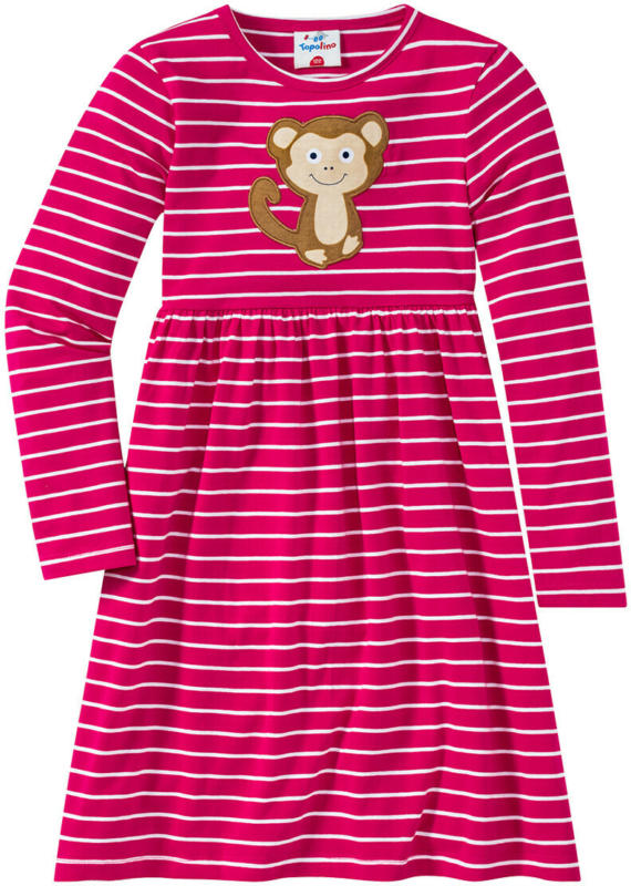 Mädchen Kleid mit Affen-Motiv (Nur online)