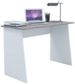 Möbelix Schreibtisch B 110cm H 74cm Masola Maxi, Eiche Dekor/Weiß