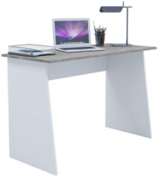 Schreibtisch B 110cm H 74cm Masola Maxi, Eiche Dekor/Weiß