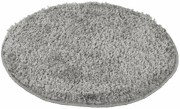 Teppich Smile ca. 67 cm rund grau