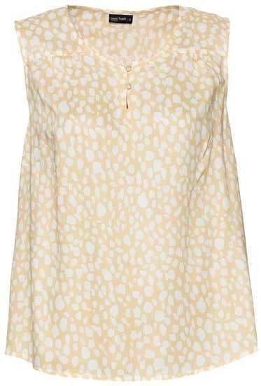 Damen-Bluse mit kleiner Knopfleiste