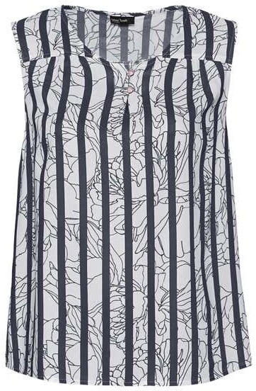 Damen-Bluse mit kleiner Knopfleiste