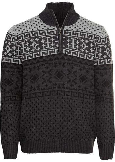 Herren-Pullover mit Grobstrick-Design
