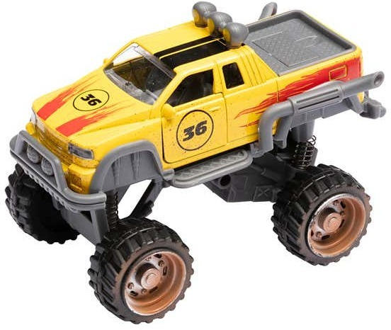 Monster-Truck mit Rückziehfunktion, ca. 14cm