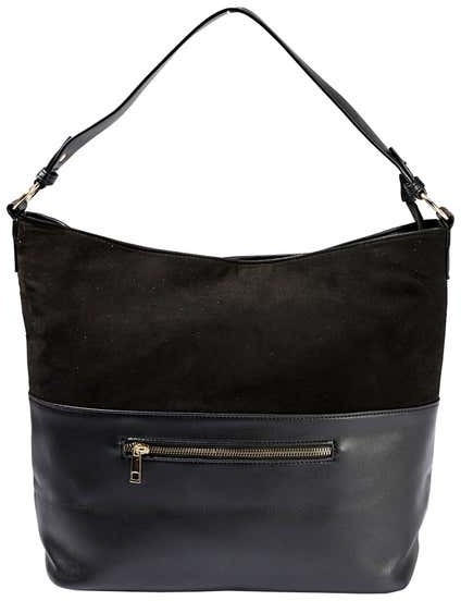 Damen-Handtasche mit Reißverschluss-Vorfach