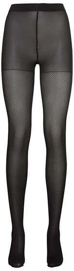 Damen-Strumpfhose mit Fischgräten-Muster, 40 DEN