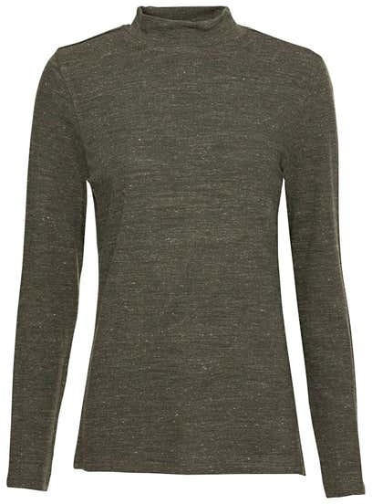 Damen-Sweatshirt in Melange-Optik
