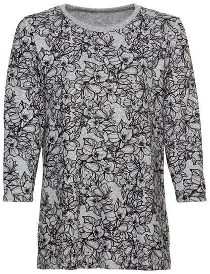 Damen-Sweatshirt mit floralem Design