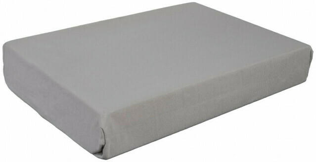 Boxspring Spannbetttuch silber 90-120 x 200-220 cm