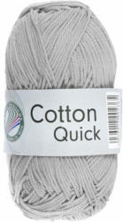 GRÜNDL Strickgarn ”Cotton Quick” 50g silbergrau