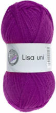 PAGRO DISKONT GRÜNDL Wolle ”Lisa Uni” 50g purpur