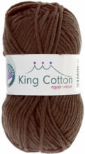 PAGRO DISKONT GRÜNDL Wolle ”King Cotton” 50g mocca
