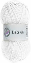 PAGRO DISKONT GRÜNDL Wolle ”Lisa Uni” 50g weiß