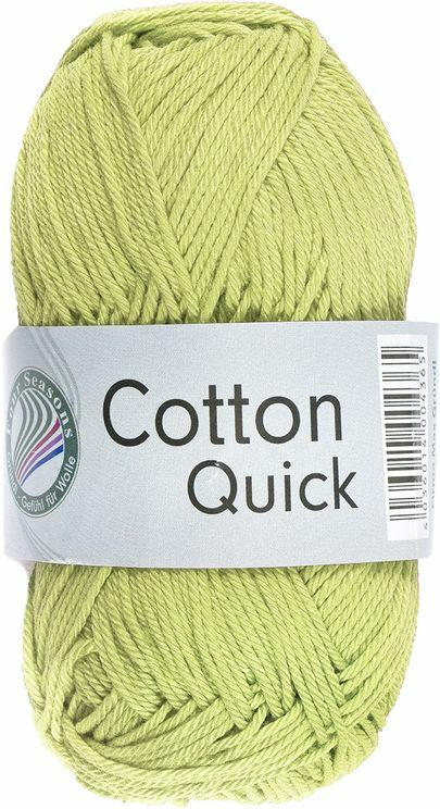 GRÜNDL Strickgarn ”Cotton Quick” 50g hellgrün