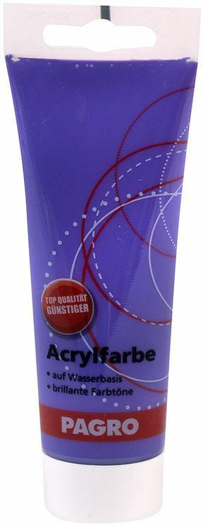 PAGRO Acryl-Farbe 100 ml dunkelviolett