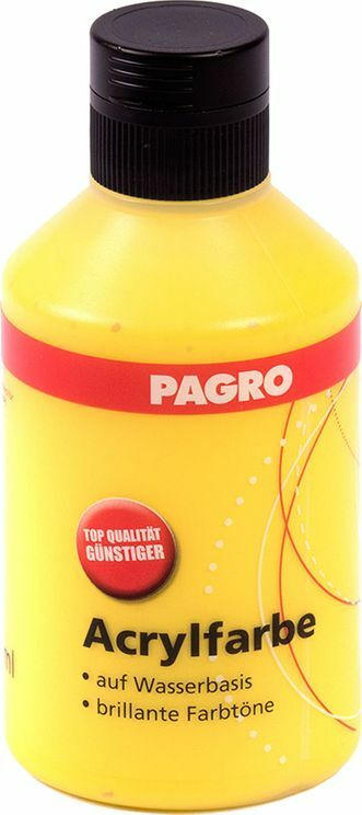 PAGRO Acryl-Farbe 250 ml gelb