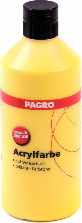 PAGRO Acryl-Farbe 500 ml gelb