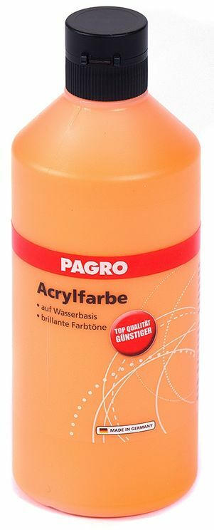 PAGRO Acryl-Farbe 500 ml orange