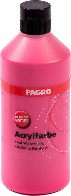 PAGRO Acryl-Farbe 500 ml karminrot