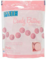 PAGRO DISKONT PME Candy Buttons 340 g rosa