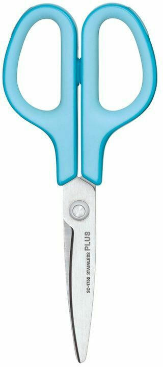 Schere 18 cm blau