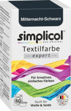 PAGRO DISKONT SIMPLICOL Textilfarbe ”Expert” 150g mitternachtschwarz