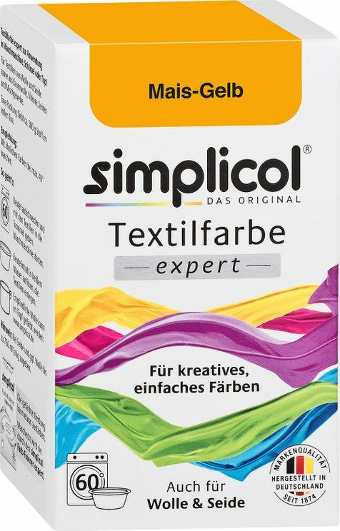 SIMPLICOL Textilfarbe ”Expert” 150g maisgelb