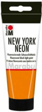 PAGRO DISKONT MARABU Schwarzlichtfarbe ”New York Neon” 100 ml neonorange