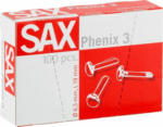 PAGRO DISKONT SAX Rundkopfklammern ”Phenix 3” 6,5 mm aus Messing 100 Stück