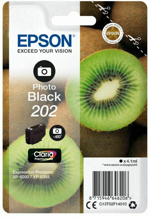 Epson Clara Premium Ink Nr.202 photo black