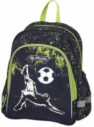 HERLITZ Kinderrucksack ”Kick it - Fußball” schwarz