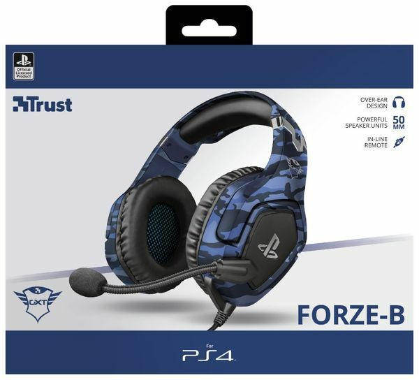 Trust GXT 488 FORZE-G Headset PS4 blue