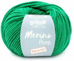 GRÜNDL Wolle "Merino Pure" 50g dunkelgrün