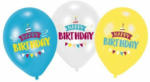 PAGRO DISKONT Luftballons "Happy Birthday" 6 Stück mehrere Farben