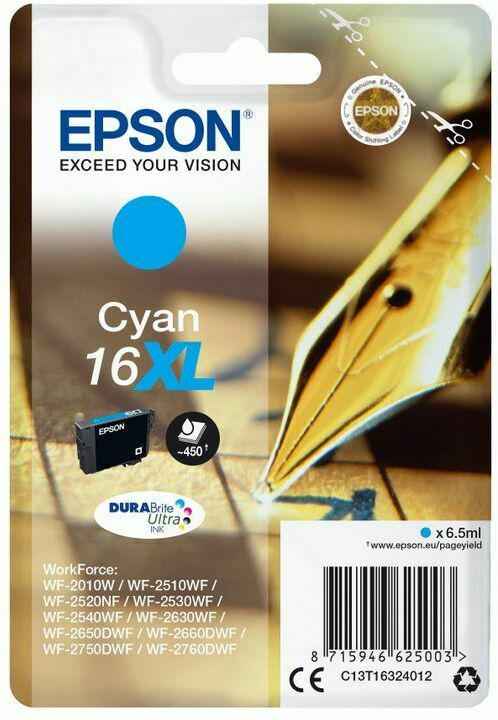 Epson DuraBrite Ultra Ink Nr.16XL cyan