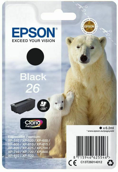 Epson Claria Premium Ink Nr.26 black