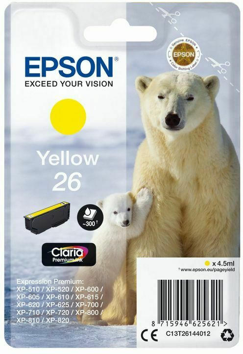 Epson Claria Premium Ink Nr.26 yell.