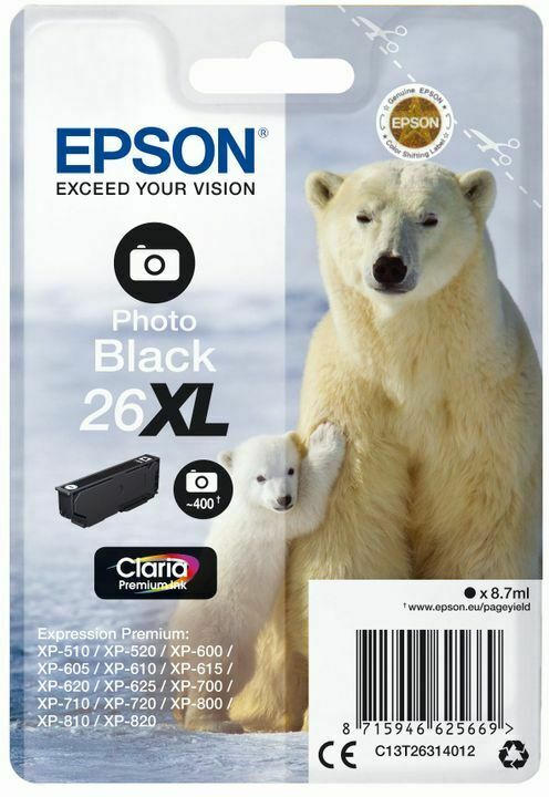 Epson Claria Premium Ink Nr.26XL photo black