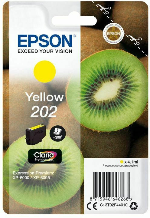 Epson Clara Premium Ink Nr.202 yell.