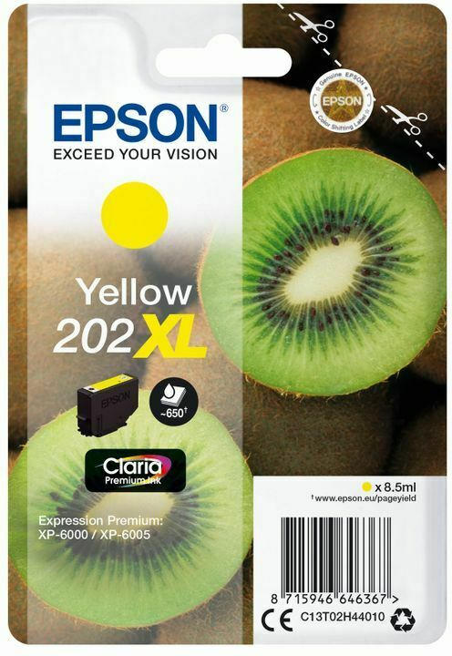 Epson Clara Premium Ink Nr.202XL yell.