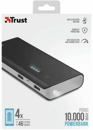 Trust Urban Revolt PRIMO Powerbank 10.000mAh black