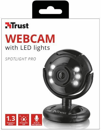 TRUST Webcam "Spotlight" schwarz