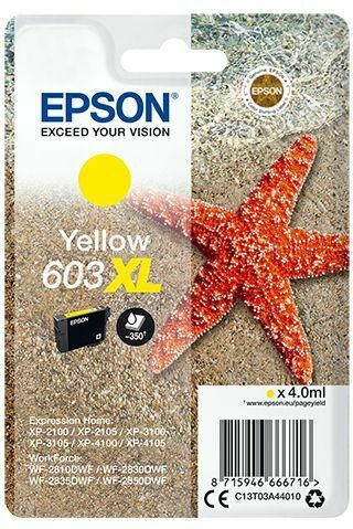 Epson Singlepack Ink Nr.603XL yell. T03A4